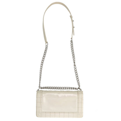 CHANEL Boy Chanel 25 Enamel Chain Shoulder Bag Size ONE SIZE