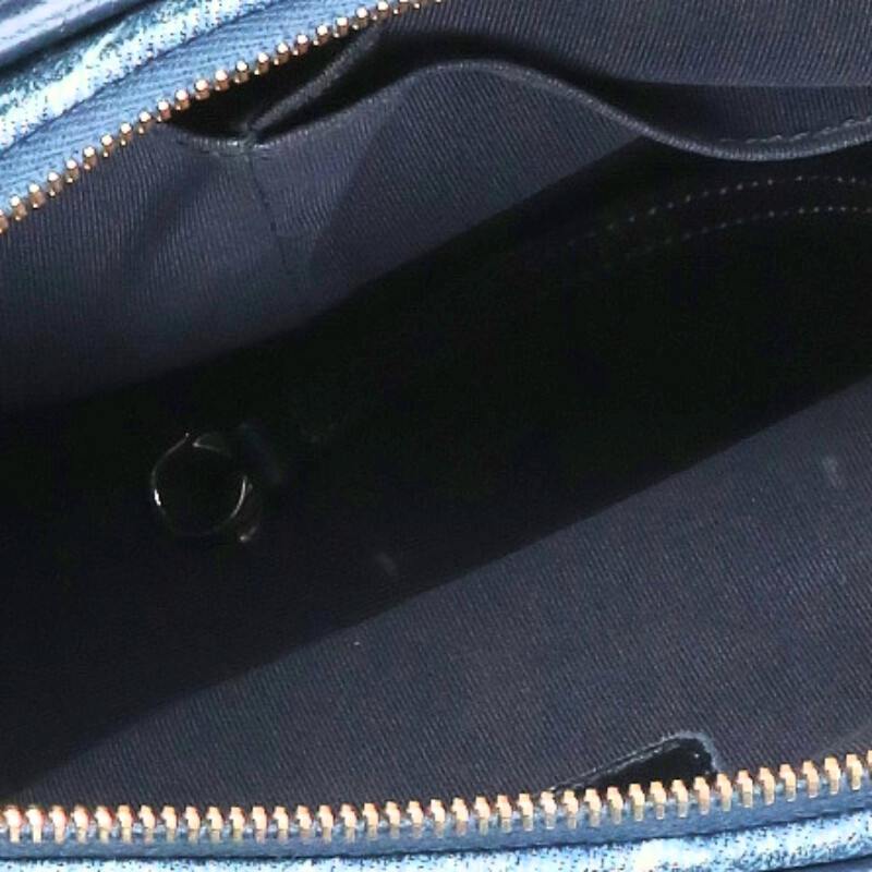 CHANEL Gabriel Large Hobo Denim/Calfskin Chain Shoulder Bag