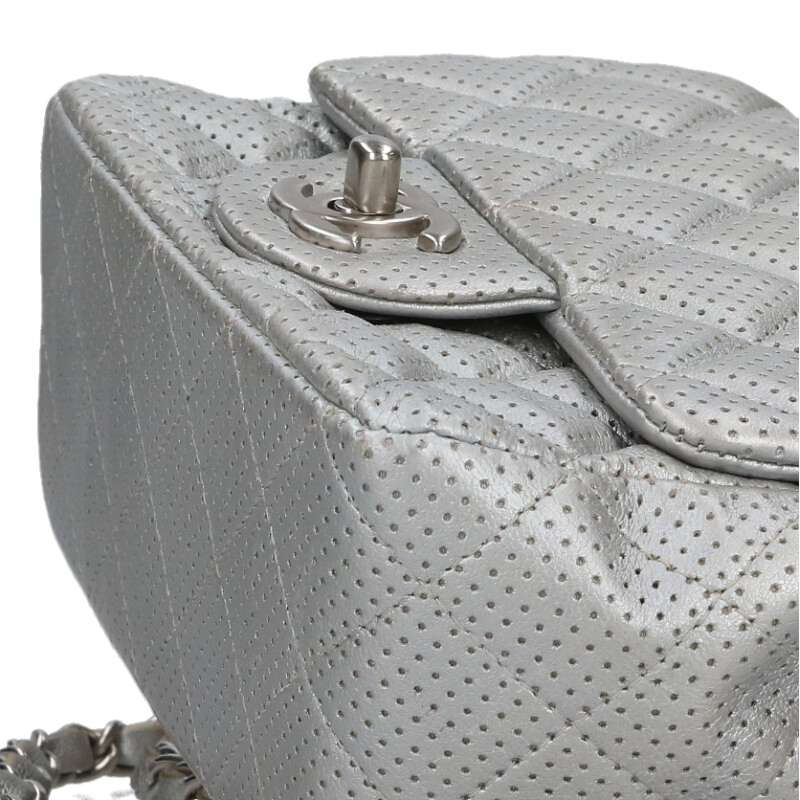 CHANEL Mini Matelasse Perforated Lambskin Bag Size ONE SIZE