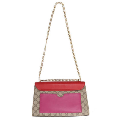 GUCCI GG Supreme Canvas Leather Shoulder Bag Size ONE SIZE