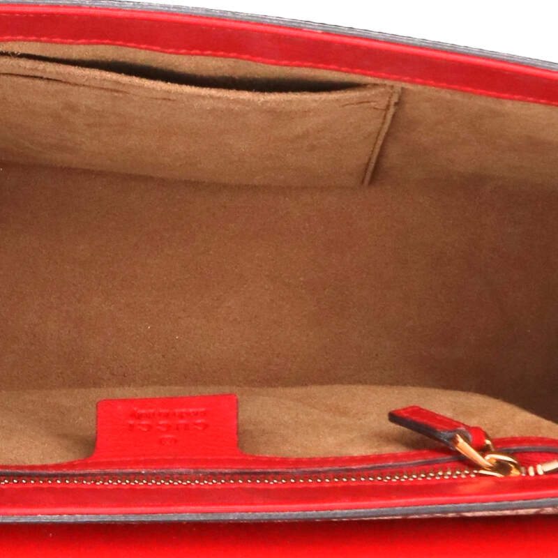 GUCCI GG Supreme Canvas Leather Shoulder Bag Size ONE SIZE