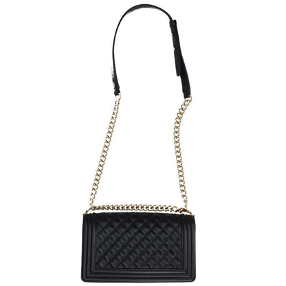 CHANEL Boy Chanel 25 Caviar GHW Chain Bag Size ONE SIZE