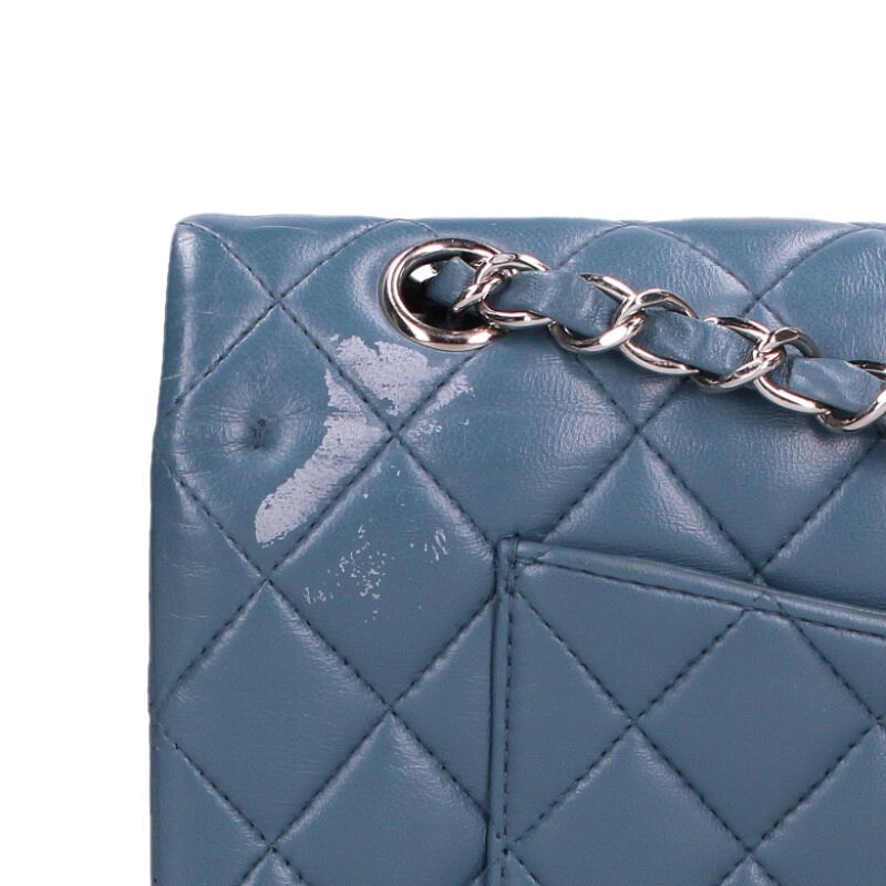 CHANEL Matelasse 25 Lambskin W Flap Chain Bag Size ONE SIZE