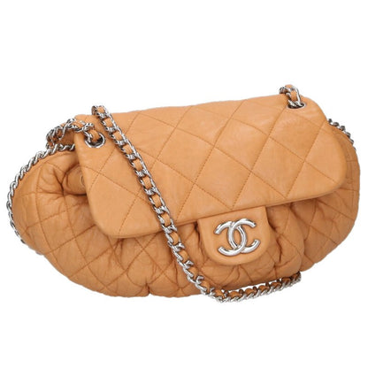 CHANEL Chain Around Shoulder Bag Brown Size ONE SIZE