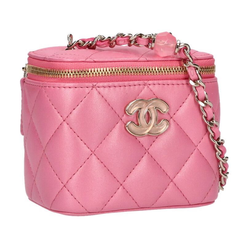 CHANEL Coco Mark Vanity Chain Shoulder Bag Size ONE SIZE