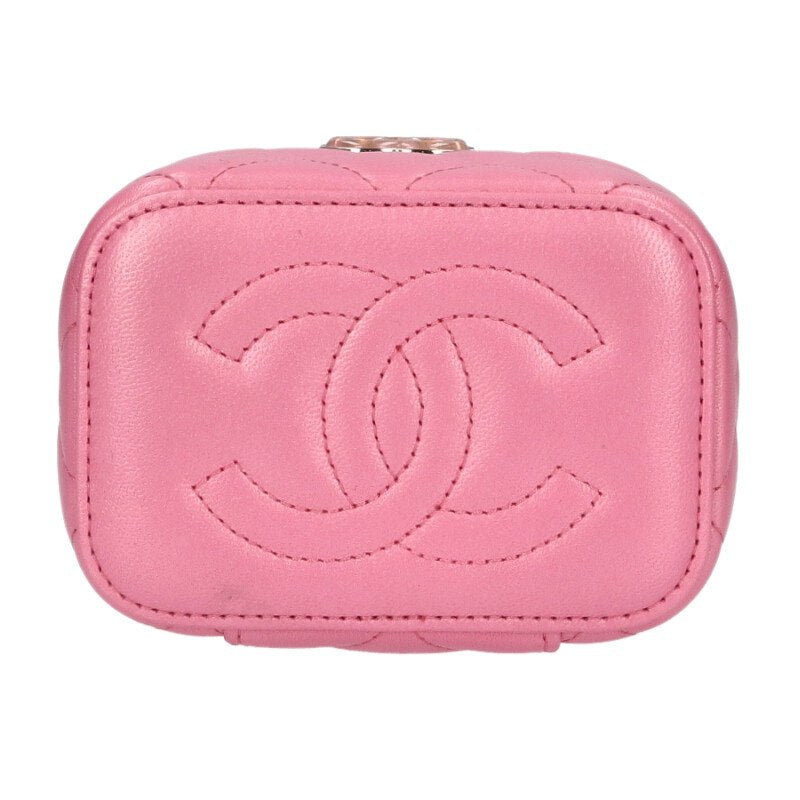 CHANEL Coco Mark Vanity Chain Shoulder Bag Size ONE SIZE