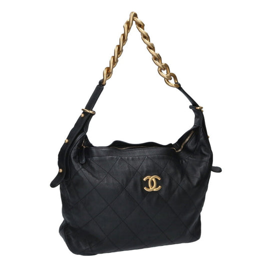 CHANEL Matelassé Coco Mark Chain Shoulder Bag Size ONE SIZE
