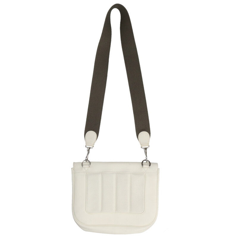 HERMES Berline 28 Evercolor Craie Shoulder Bag Size ONE SIZE