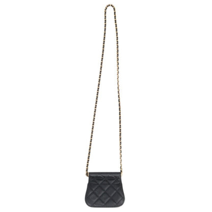CHANEL Coco Mark Caviar Skin Chain Shoulder Size ONE SIZE