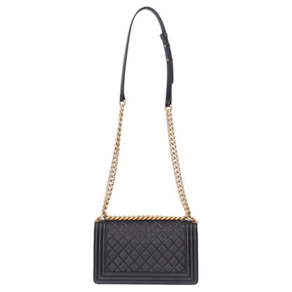 CHANEL Boy Chanel 25 Caviar Skin Chain Bag Size ONE SIZE