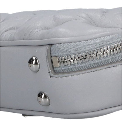 Maison Margiela Glam Slam Leather Shoulder Bag Gray Size UNI