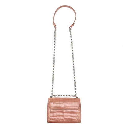 LOUISVUITTON Twist Croc Leather Bag Pink Size ONE SIZE