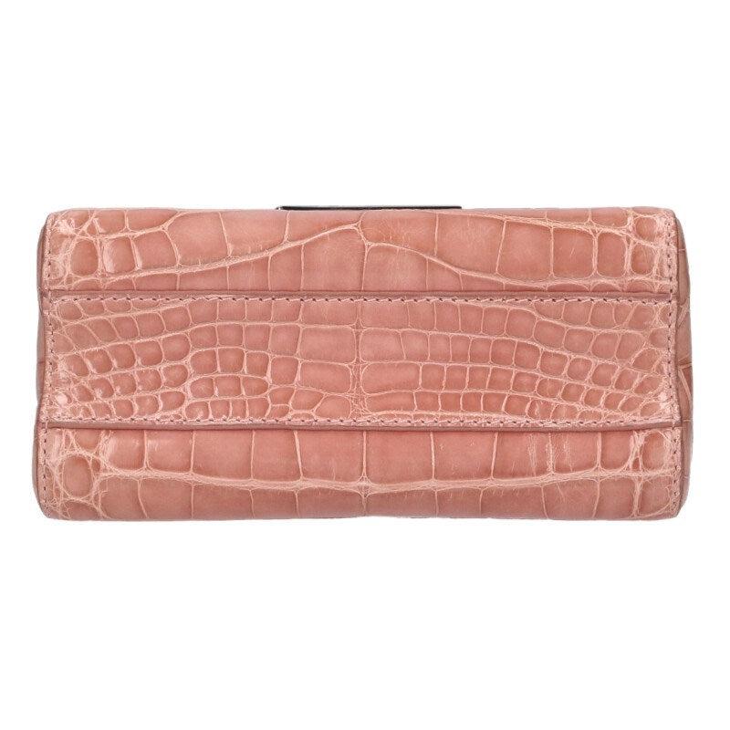 LOUISVUITTON Twist Croc Leather Bag Pink Size ONE SIZE