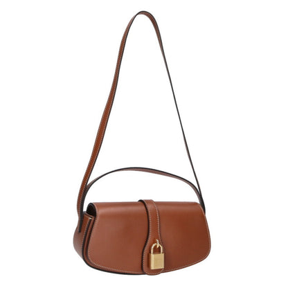 CELINE Tabou SLG 3-Way Shoulder Bag Brown/Gold Size ONE SIZE