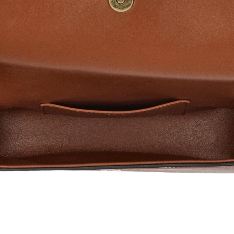 CELINE Tabou SLG 3-Way Shoulder Bag Brown/Gold Size ONE SIZE