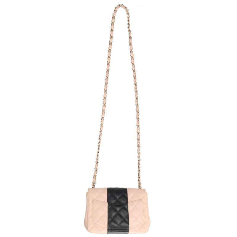 CHANEL Mini Matelasse Lambskin Chain Shoulder Size ONE Multi