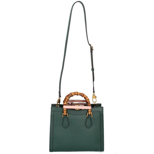 GUCCI Diana Small 2-Way Leather Shoulder Bag Size ONE SIZE