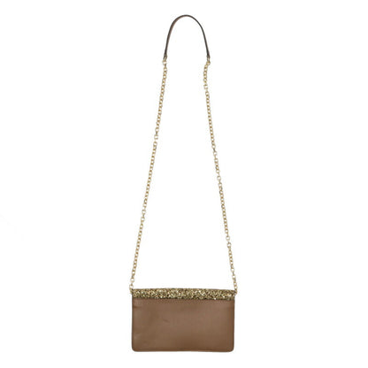 Maison Margiela Chain Shoulder Bag Gold x Brown One Size