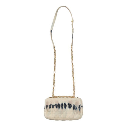 Christian Dior Cannage Caro Tie-Dye Denim Chain Shoulder Bag