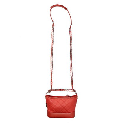 CHANEL Gabrielle Aged Calfskin Chain Shoulder Size ONE SIZE