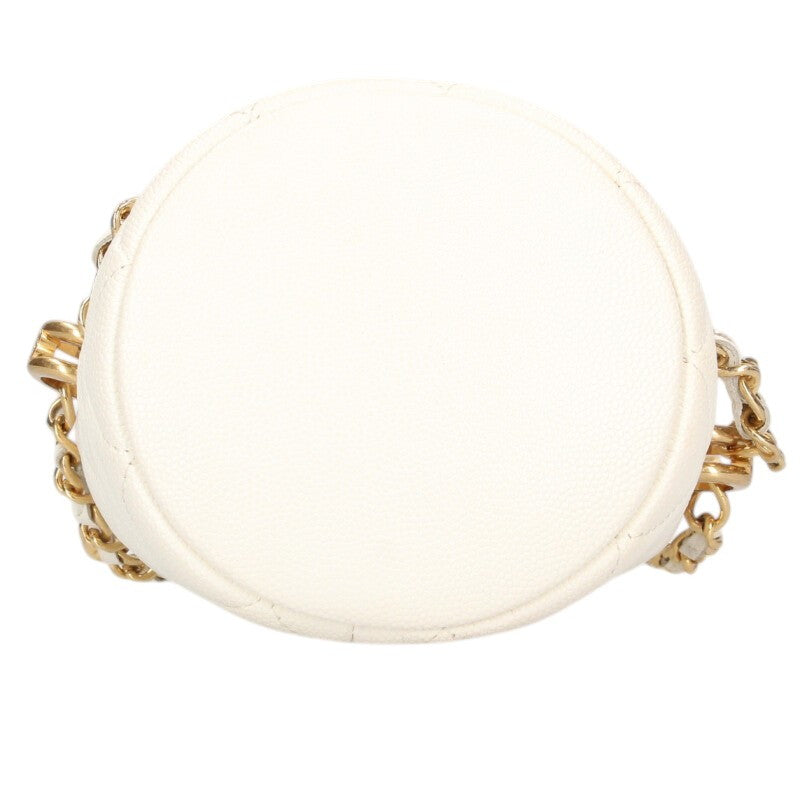 CHANEL Matelasse Caviar Chain Drawstring Size ONE SIZE