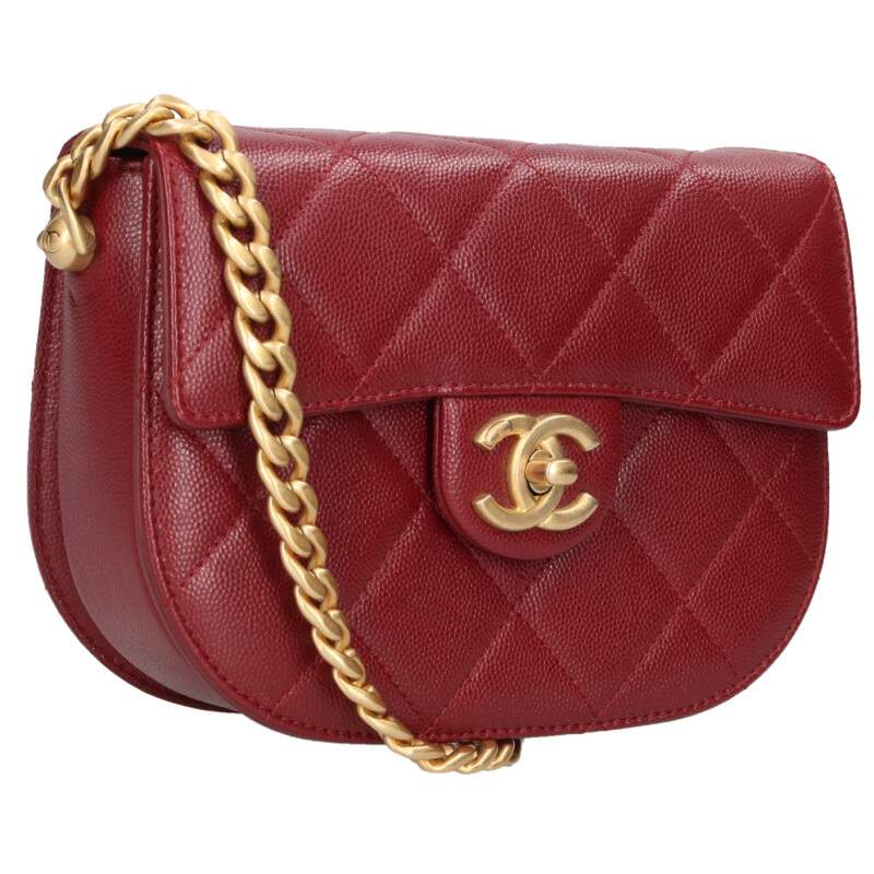 CHANEL Matelasse Caviar Chain Shoulder Bag Size ONE SIZE