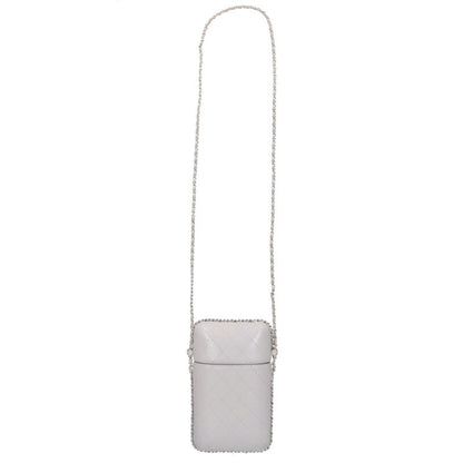 CHANEL Matelasse Lambskin Chain Phone Case Bag Size ONE SIZE