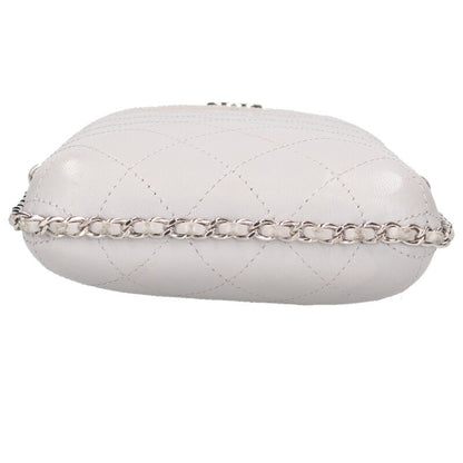 CHANEL Matelasse Lambskin Chain Phone Case Bag Size ONE SIZE