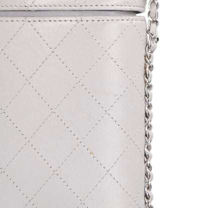 CHANEL Matelasse Lambskin Chain Phone Case Bag Size ONE SIZE