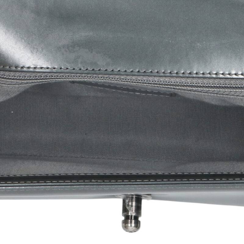 CHANEL Boy Chanel 25 Patent Chain Shoulder Bag Size ONE SIZE