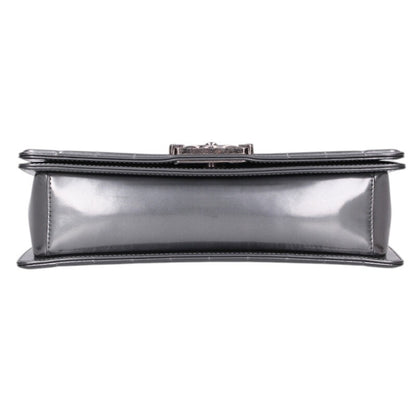 CHANEL Boy Chanel 25 Patent Chain Shoulder Bag Size ONE SIZE
