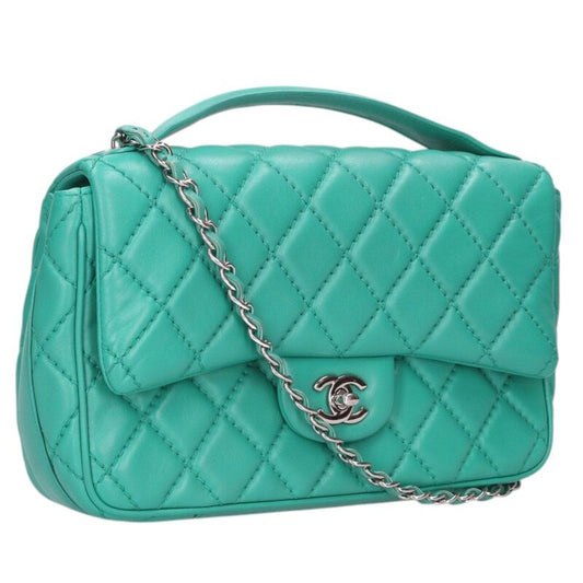 CHANEL Matelasse Lambskin Chain Shoulder Bag Size ONE Multi