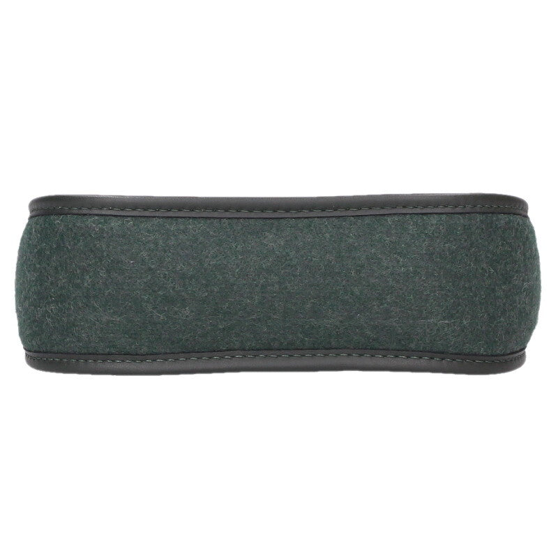 HERMES Evelyne TPM Vert Cypress Felt Leather Size ONE SIZE