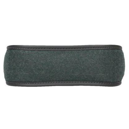 HERMES Evelyne TPM Vert Cypress Felt Leather Size ONE SIZE