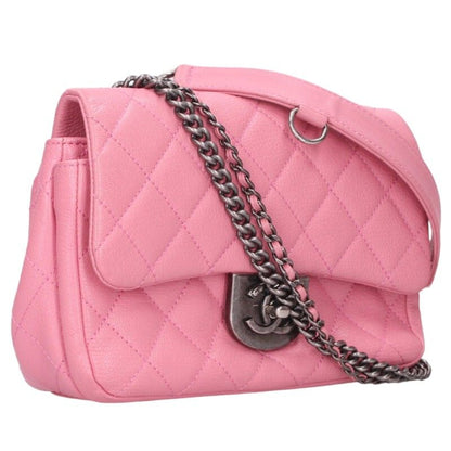 CHANEL Matelasse Calfskin Chain Shoulder Bag Size ONE SIZE