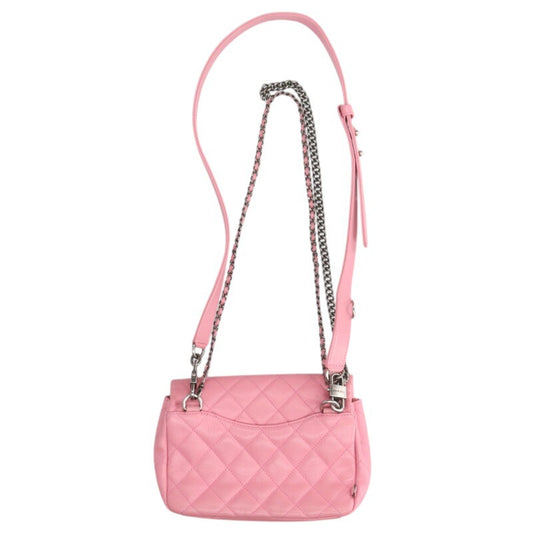 CHANEL Matelasse Calfskin Chain Shoulder Bag Size ONE SIZE