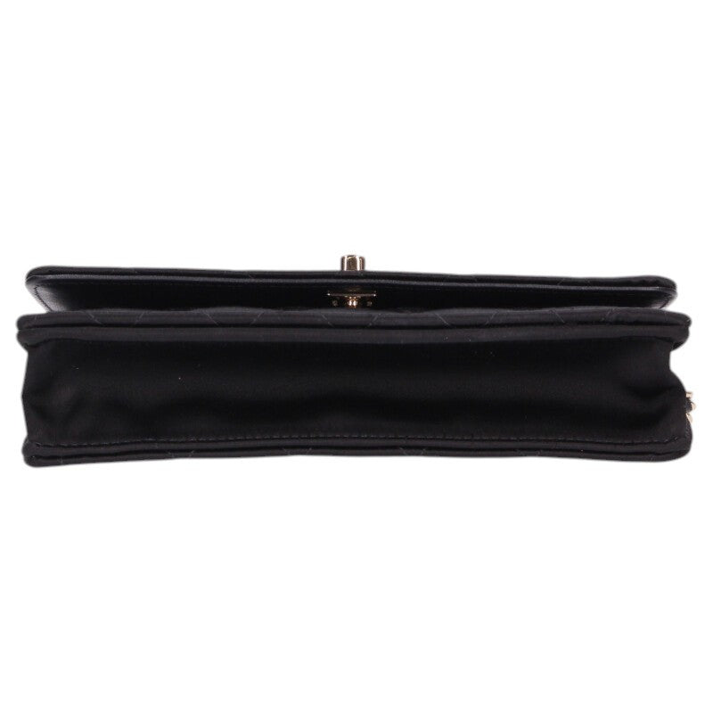 CHANEL Coco Ball Satin Chain Wallet on Chain Size ONE SIZE
