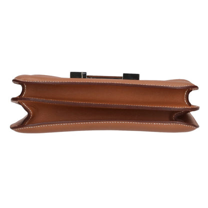 HERMES Constance 23 Tadelakt Leather Shoulder Size ONE SIZE