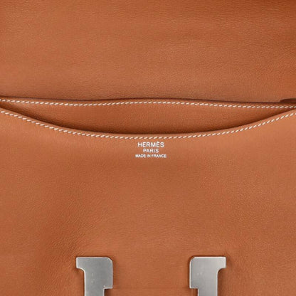 HERMES Constance 23 Tadelakt Leather Shoulder Size ONE SIZE