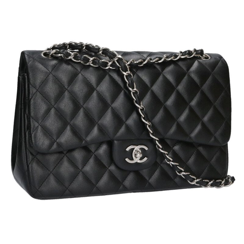 CHANEL Jumbo Matelasse Lambskin Double Flap Size ONE SIZE