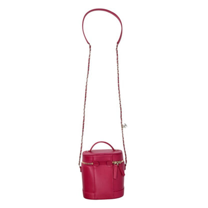 CHANEL AS0323 2-Way Chain Vanity Bag Pink Size ONE SIZE