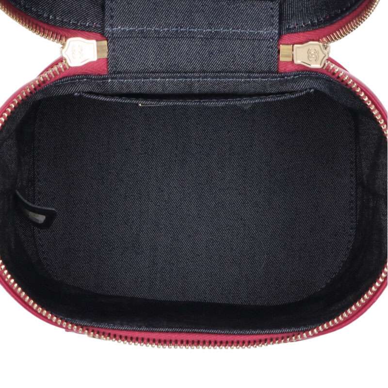 CHANEL AS0323 2-Way Chain Vanity Bag Pink Size ONE SIZE