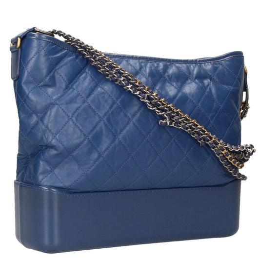 CHANEL Gabrielle de Lambskin Chain Shoulder Size ONE SIZE