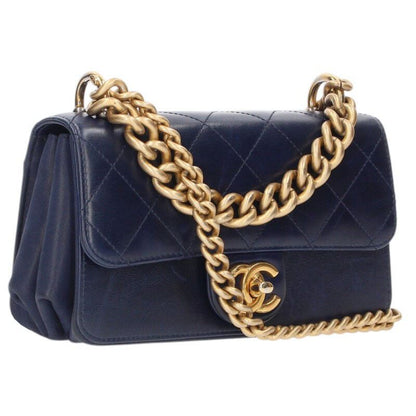 CHANEL Matelasse Calfskin Chain Shoulder Bag Size ONE Multi