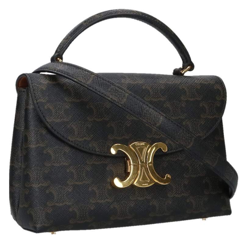 CELINE Teen Nino Triomphe Canvas Shoulder Bag Size ONE SIZE