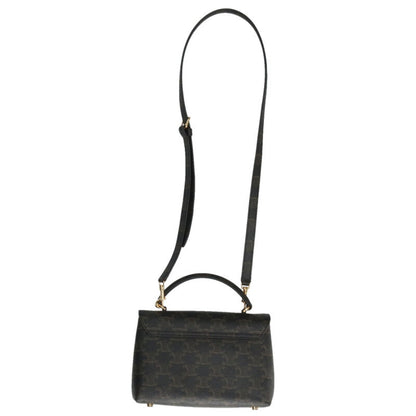 CELINE Teen Nino Triomphe Canvas Shoulder Bag Size ONE SIZE