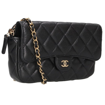 CHANEL AP2096 Matelasse Chain Wallet Shoulder Size ONE SIZE