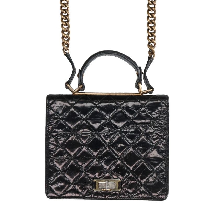 CHANEL 2.55 Vintage Calfskin Chain Shoulder Size ONE SIZE