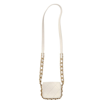 CHANEL AS2833 Calfskin Chain Shoulder Bag Size ONE SIZE