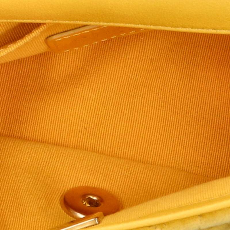 CHANEL Camellia Velvet Chain Shoulder Bag Size ONE SIZE